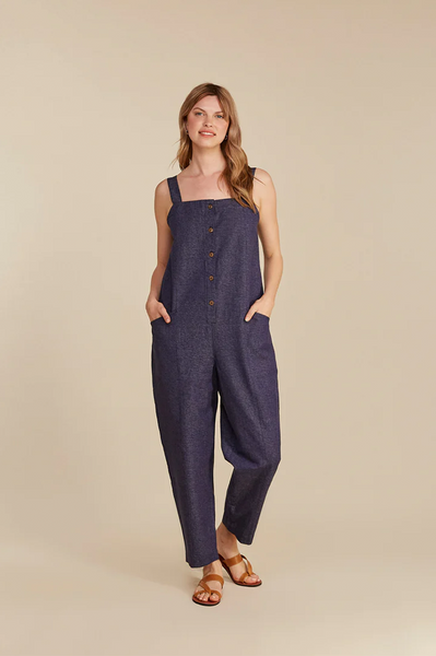 Tessie Navy Jumpsuit