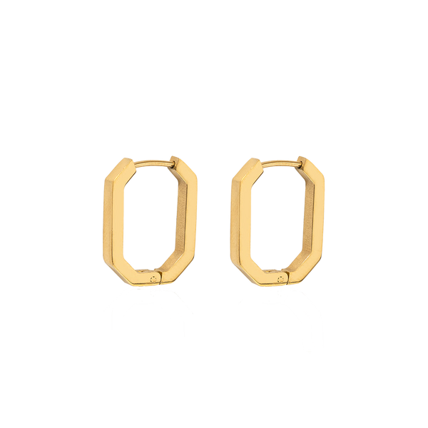 Gold Della Hoops