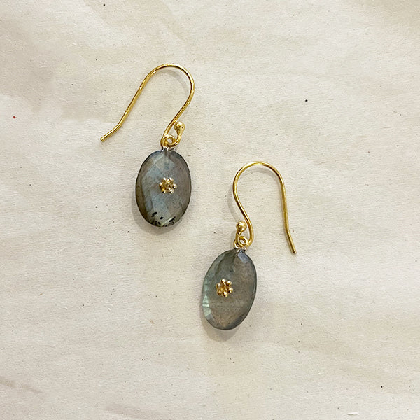 Labradorite Drop Earrings JE260