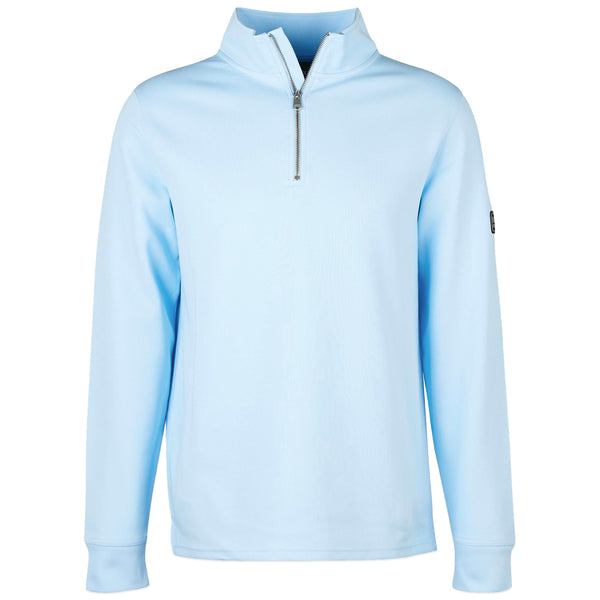 Sprint Quarter Zip Sweat - Chambray Blue