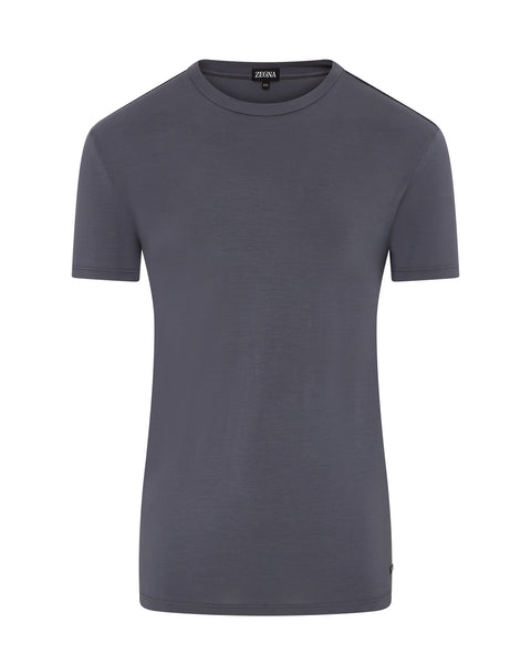 Micromodal Stretch Short Sleeve T-shirt (slate)