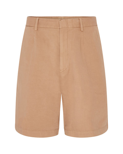 Pleated Chino Shorts (beige)