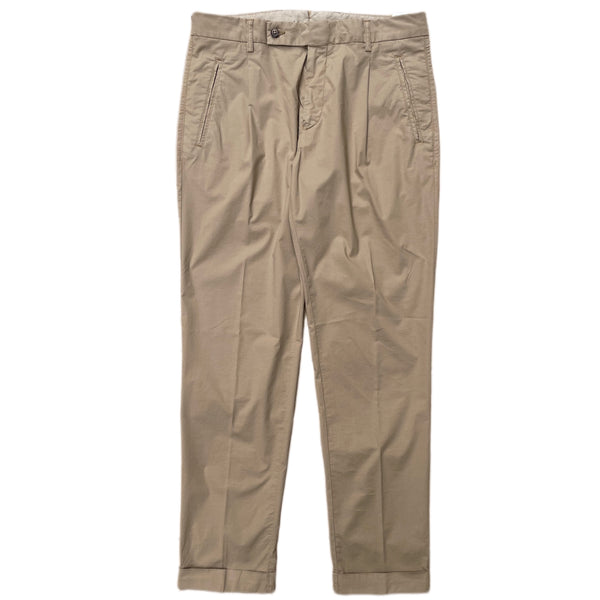 Cotton Lyocell Chino Pants In Sand