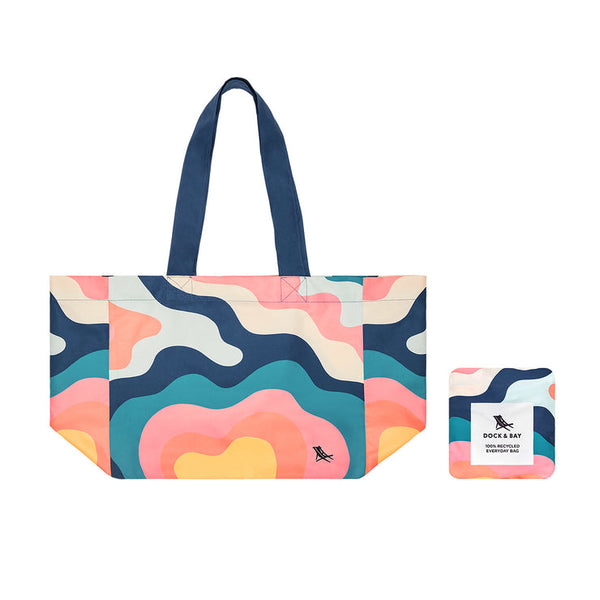 Wavy Cabana Get Foldable Bag