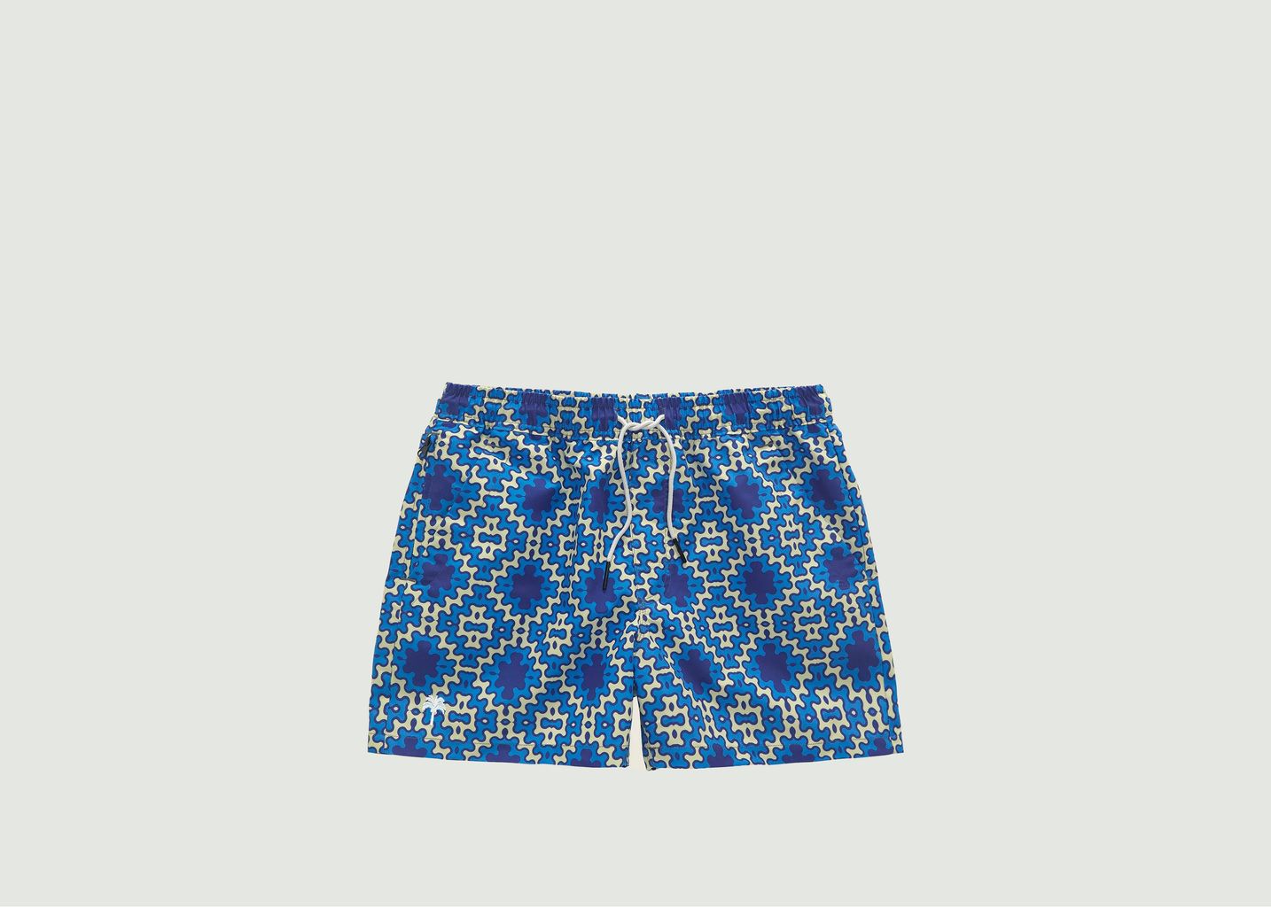 Swim Shorts Fancy Pattern Azul