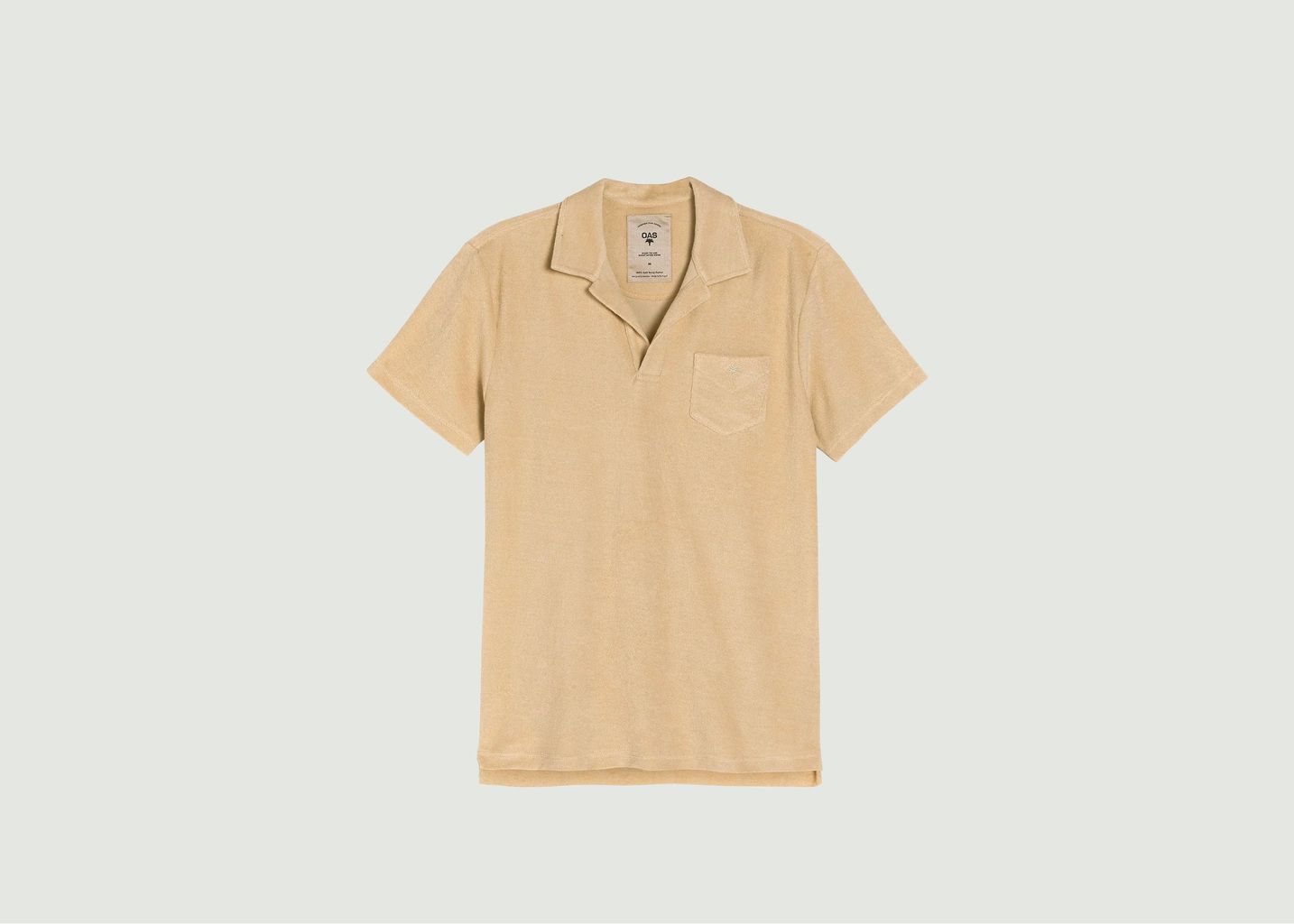 Plain Cotton Terry Polo Shirt