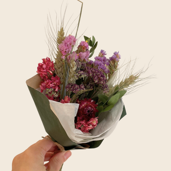 Small Seasonal Dried Flower Bouquet