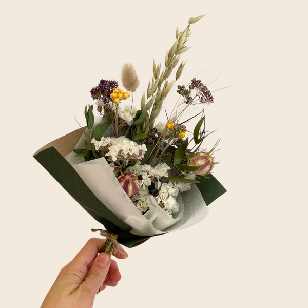 Small Seasonal Dried Flower Bouquet