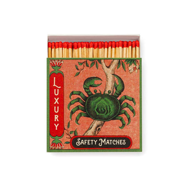 Crab square match box