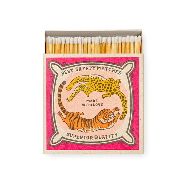 Bog Big Cats square match box