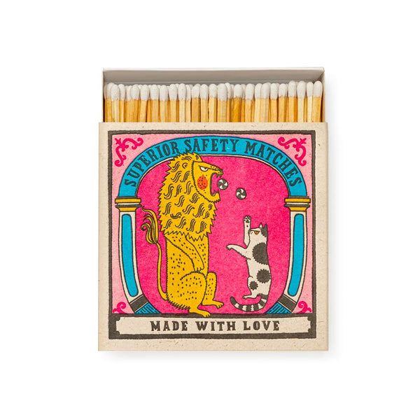 Big cat Little Cat square match box