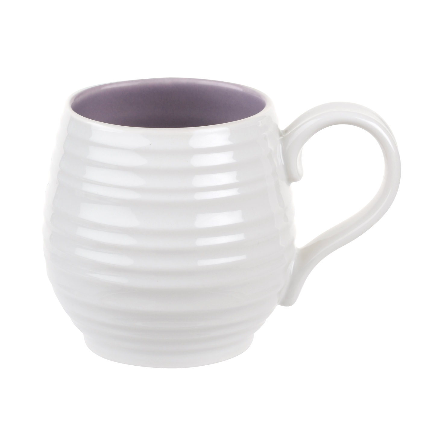 Set of 4 Barrel Mugs Multi Colours