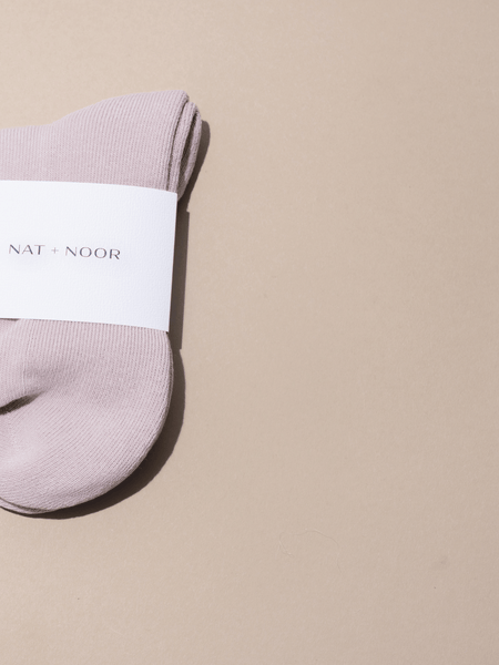 NAT + NOOR - Ankle Sock - Hinted Rose
