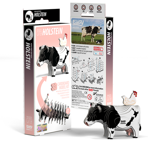 - Holstein Friesian 3d Cardboard Model Kit