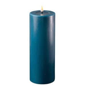 DELUXE Homeart 7.5 x 20 cm Petrol Battery Operated LED Candle
