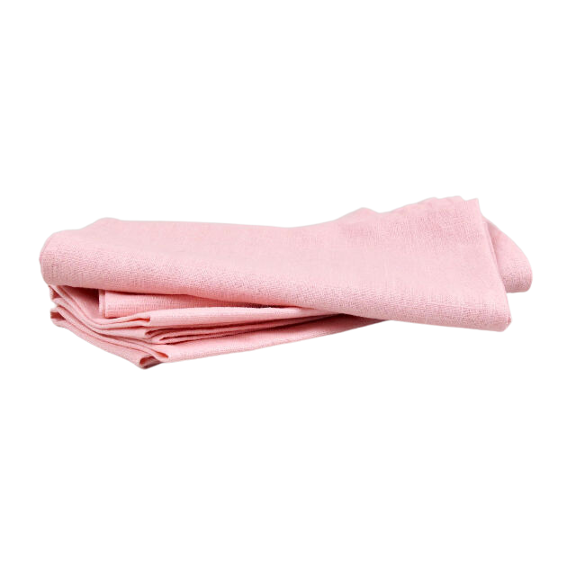 Black Bough Pink 100% Linen Napkins - Set of 4