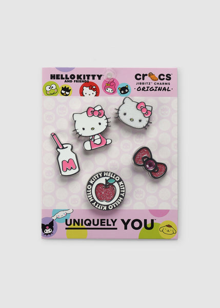 Womens Jibbitz Hello Kitty Elevated 5 Pack In Multi