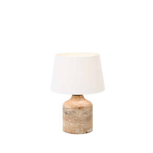 Also Home Mango Wood Table Lamp - Small