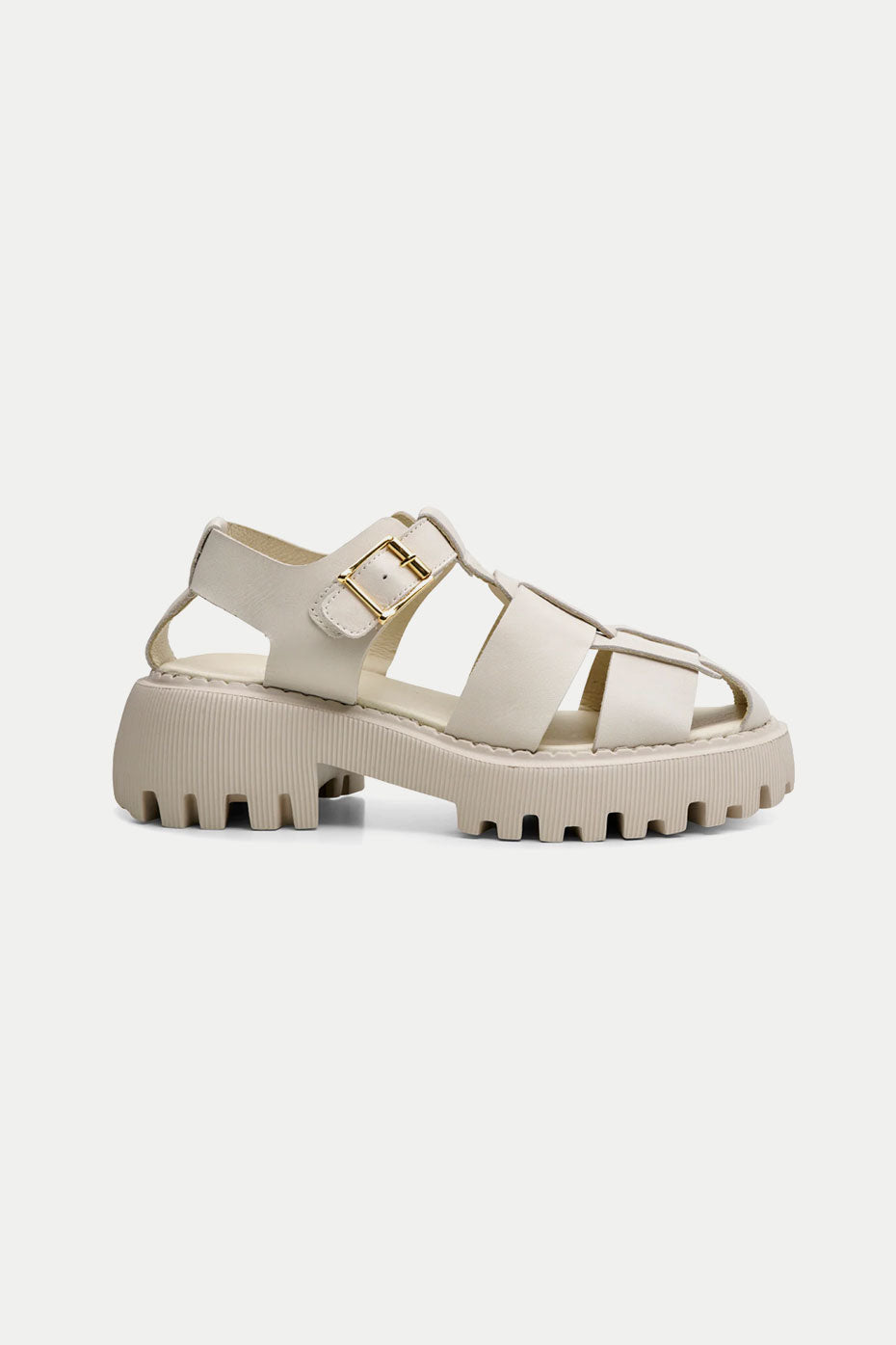 Shoe The Bear Off White Posey Fisherman Sandals