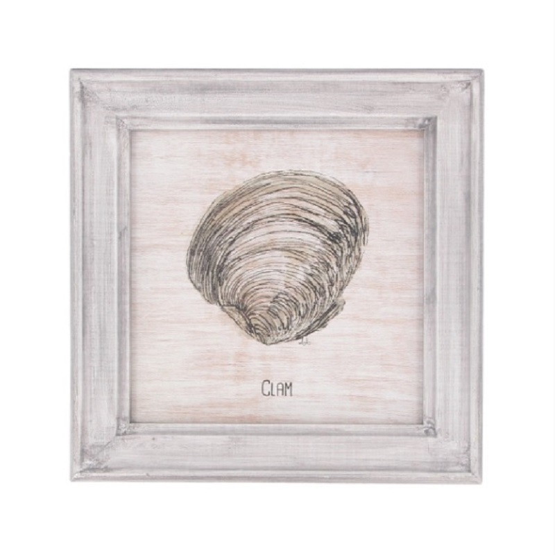 gisela-graham-framed-wood-clam-print-picture