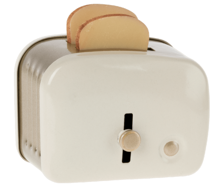 Maileg Miniature Toaster with Bread - Off White