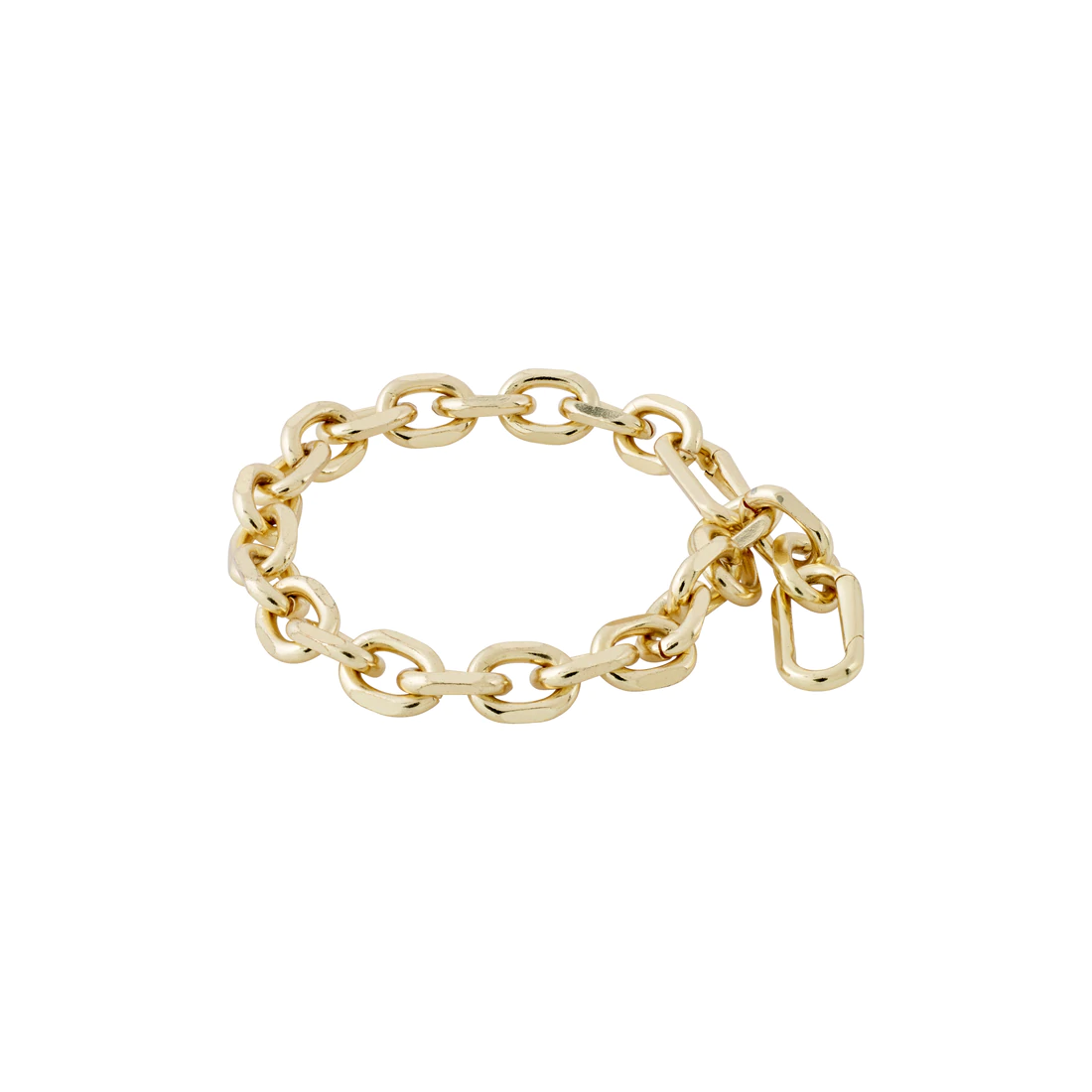 Pilgrim Gold Plated Euphoric Cable Chain Bracelet