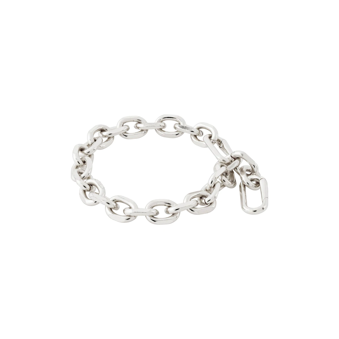 Pilgrim Silver Euphoric Plated Cable Chain Bracelet