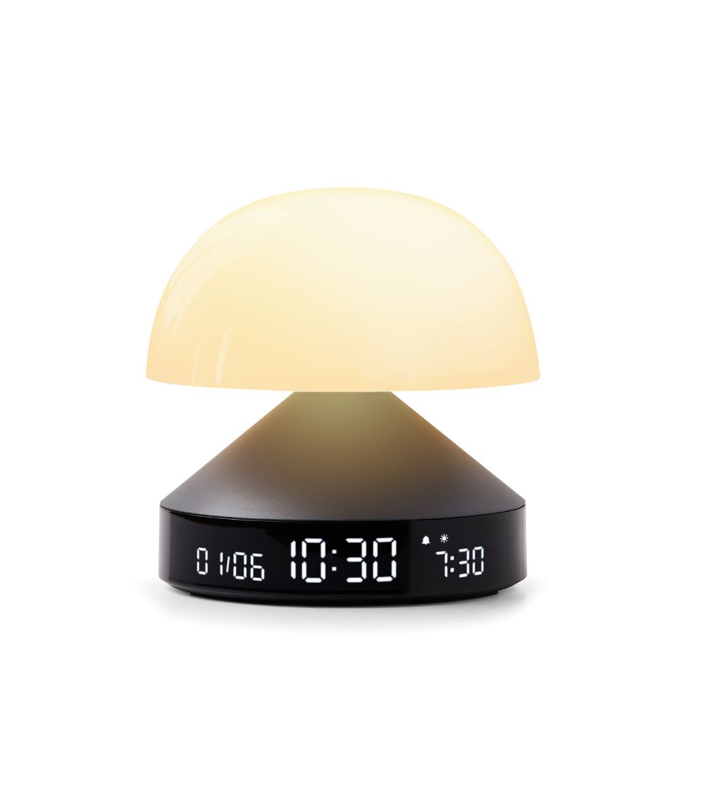 Lexon Metallic Grey Mina Sunrise Alarm Clock