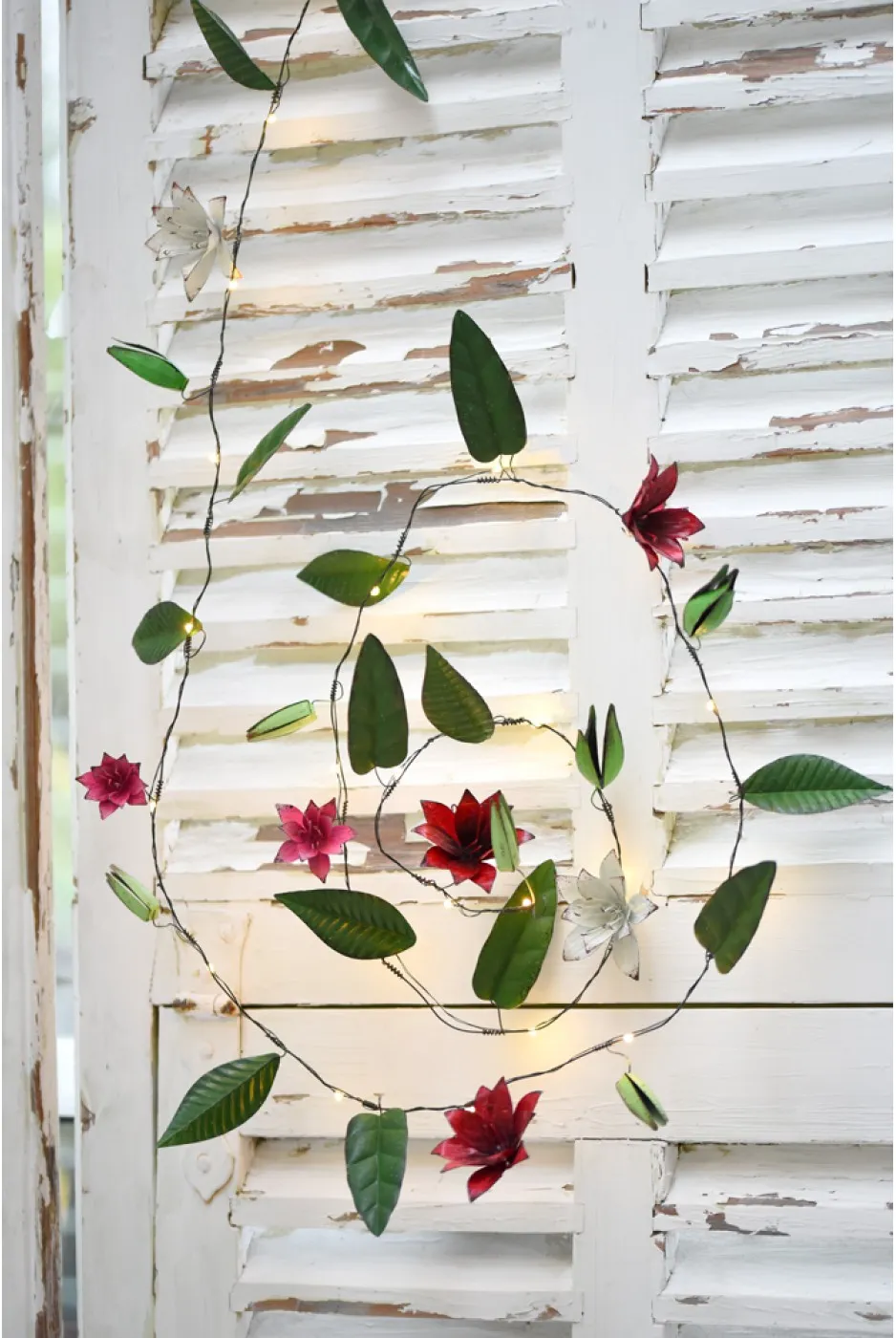 Lightstyle London Battery Powered Clematis Metal LED Fairy Lights