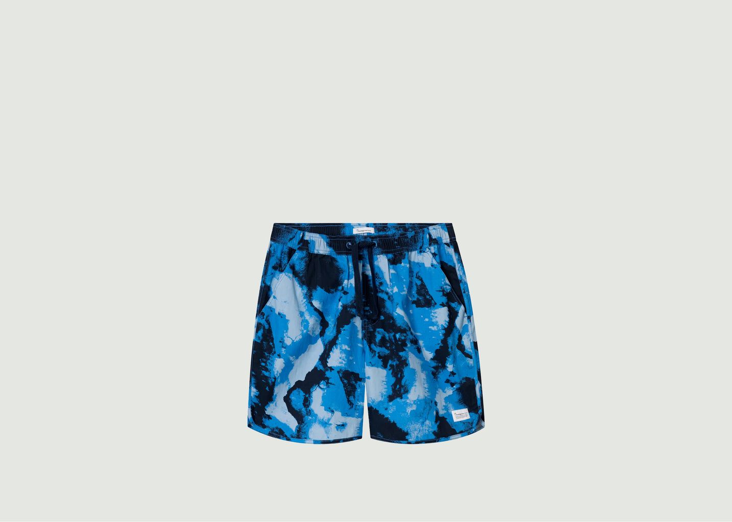 Knowledge Cotton Apparel  Swim Shorts With Fancy Pattern