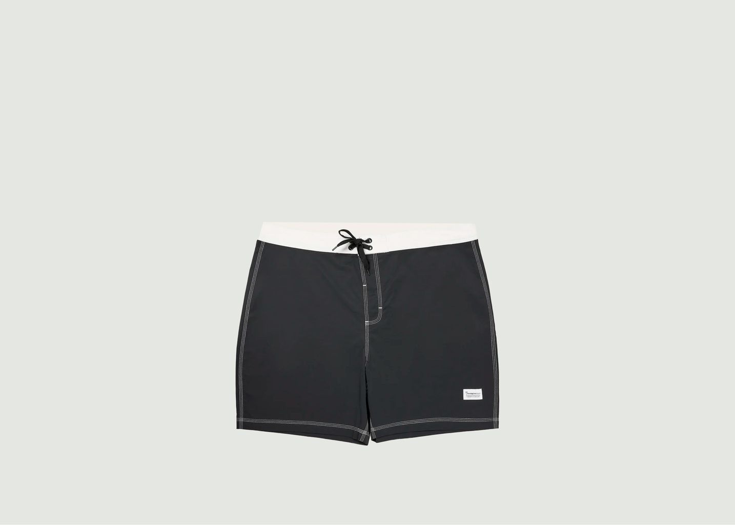 Knowledge Cotton Apparel  Swim Shorts With Contrasting Details