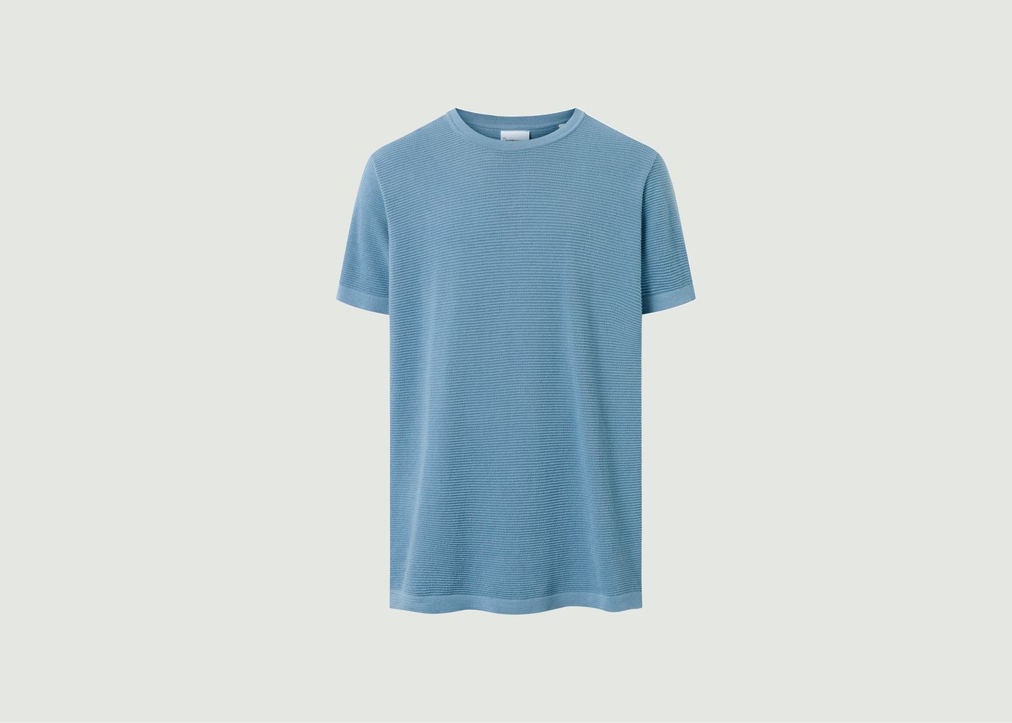 Knowledge Cotton Apparel  Loose Ribbed T-shirt