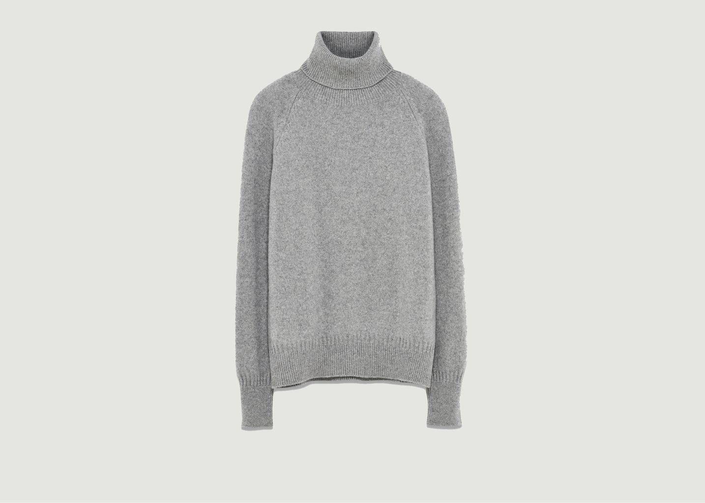 Tricot Cashmere Roll Neck Sweater