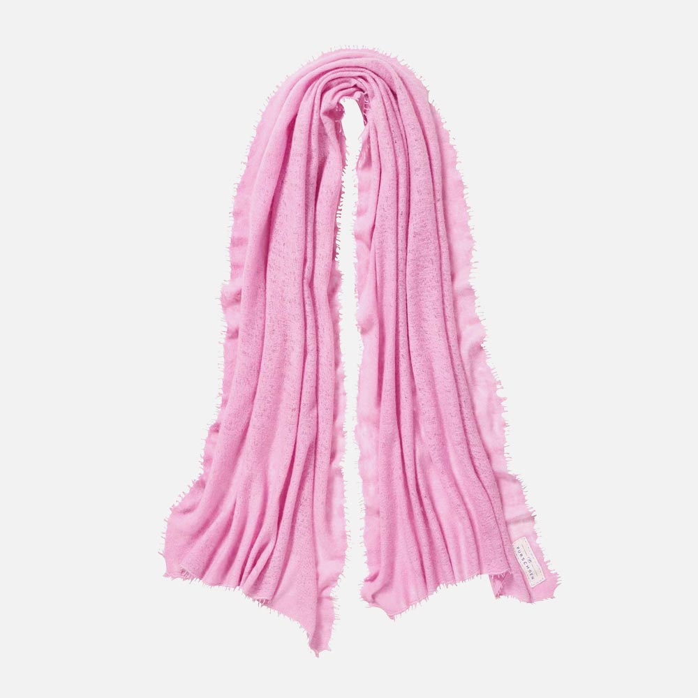 Pur Schoen Hand Felted Cashmere Soft Scarf - Mallow