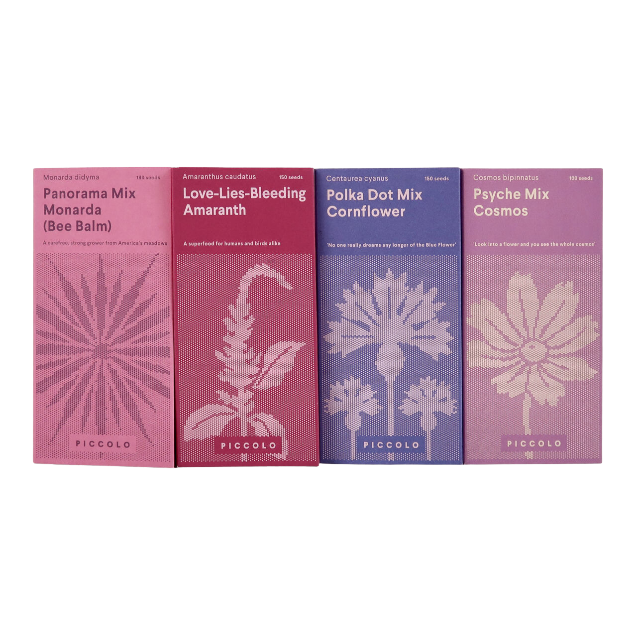 Piccolo Set of 4 Flower Seeds - Mix 2