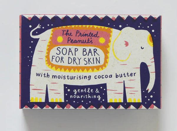 The Printed Peanut Elephant Soap Bar - Dry Skin