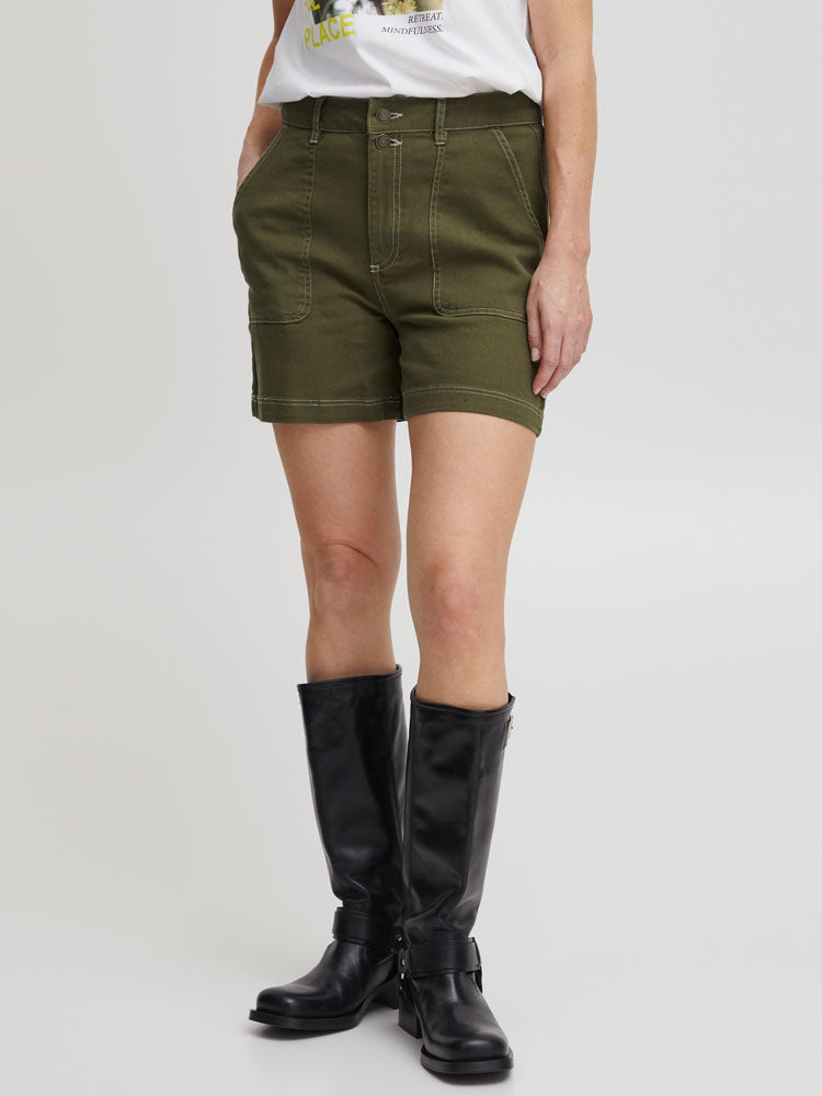 b.young Byesra Shorts Olive