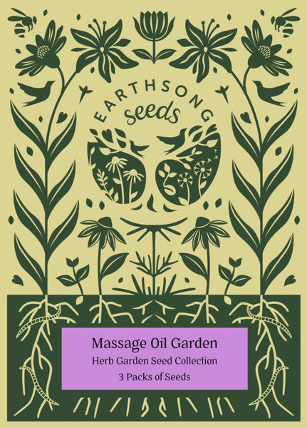 Earthsong seeds Massage Oil Garden Seed Collection