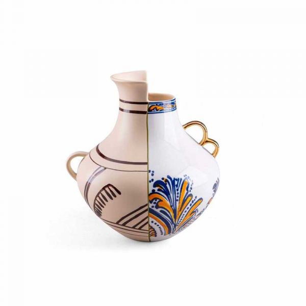 Seletti Vaso In Porcellana Hybrid Nazca Art 09191