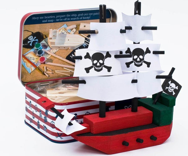 Apples to Pears Pirate Ship Kit - Gift In A Tin