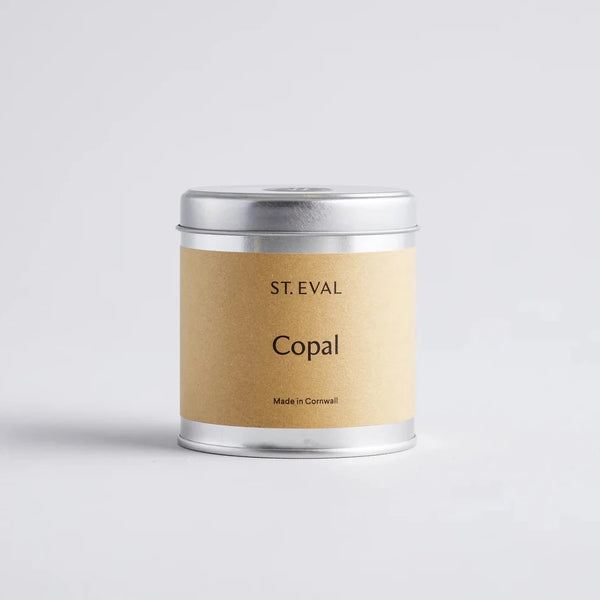 St Eval Copal Tin Candle