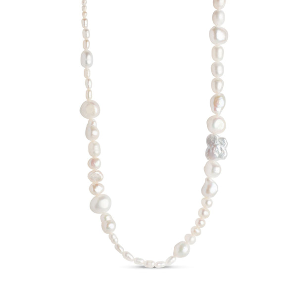 Enamel Copenhagen Thyra Necklace - Baroque Pearls