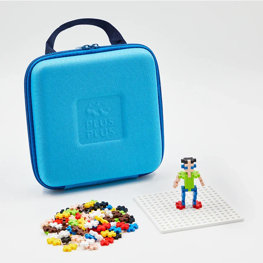 Plus Plus 100 pieces to build Tube Puzzle with Briefcase