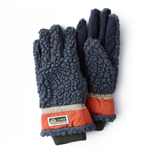 Elmer Gloves Deep Wool Pile Conductive Glove Khaki