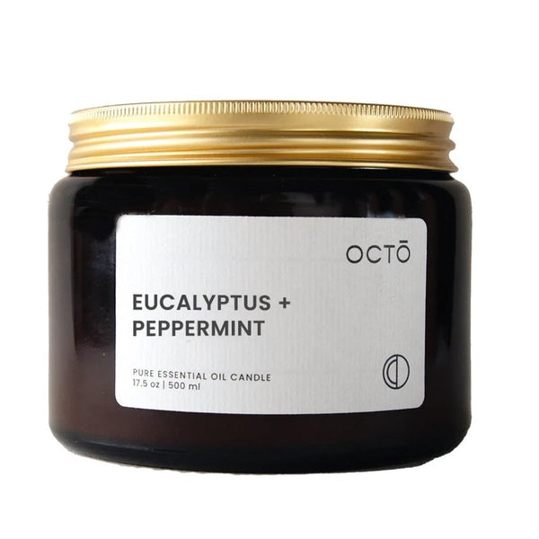 Octo Candles Eucalyptus / Peppermint Candle 500ml