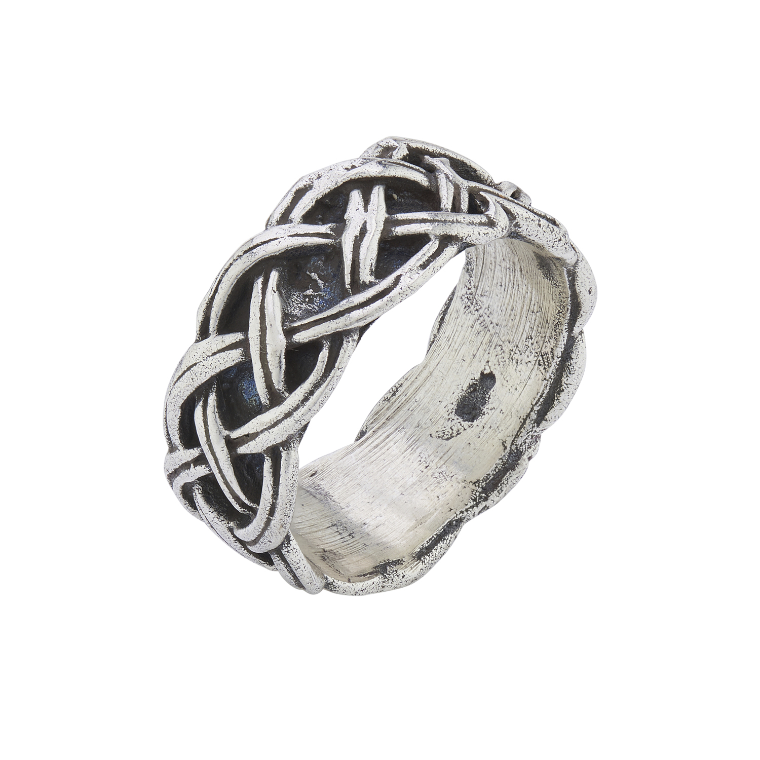 silver jewellery 925 Silver Woven Ring