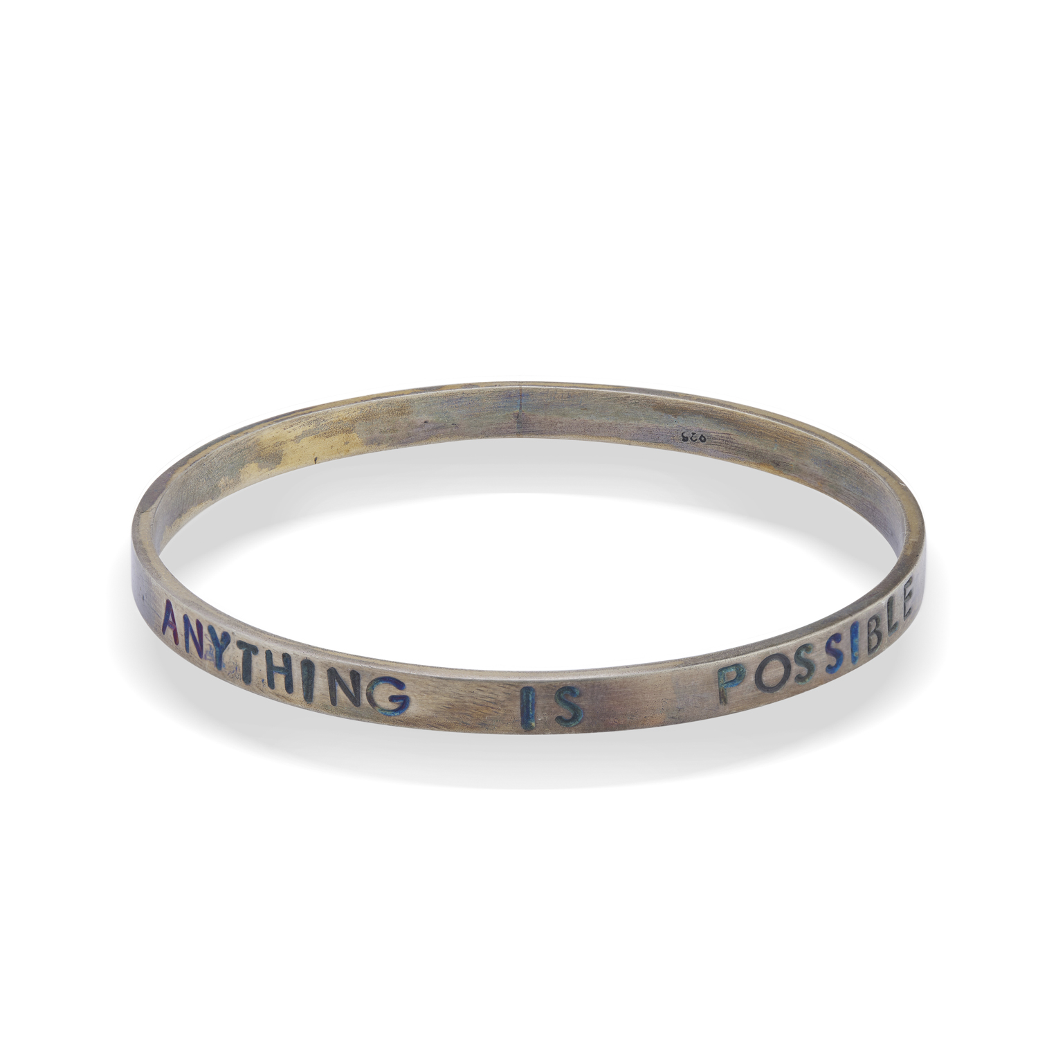 Window Dressing The Soul Wdts Bangle - Anything Is Possible - Mixed Finish