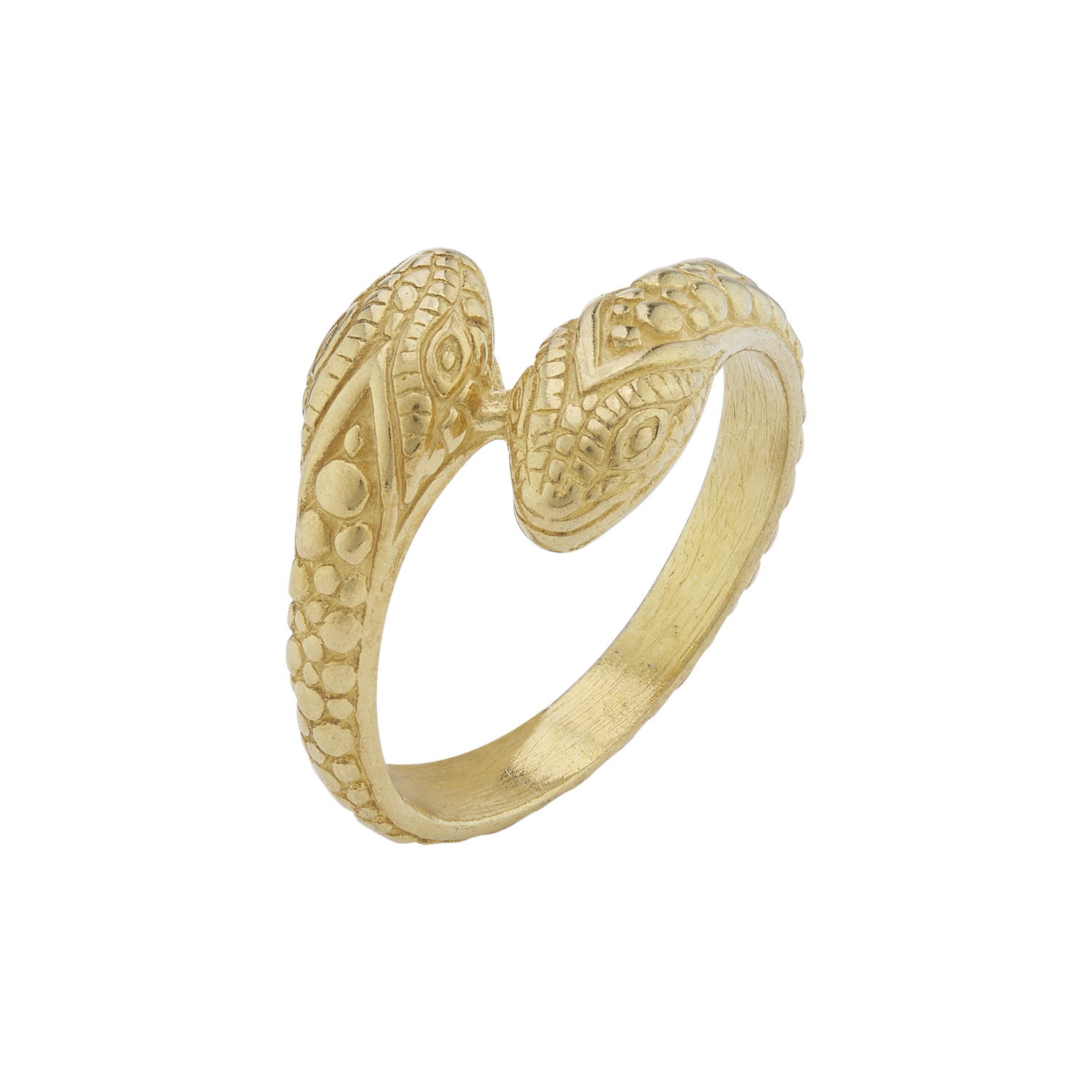 Window Dressing The Soul Gold Two Headed Snake Ring 