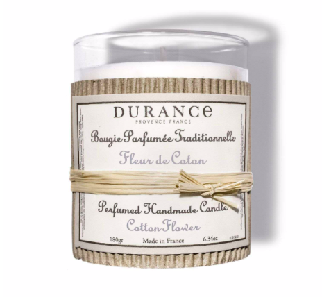 Durance 180g Cotton Flower Handmade Perfumed Candle 