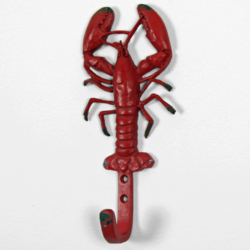 &Quirky Rustic Red Lobster Wall Hook